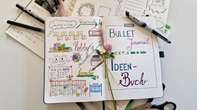 Ferienveranstaltung: Ideenbuch + Bullet Journal