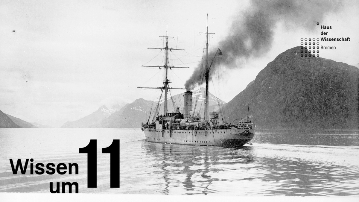 Titelbild der Veranstaltung Wissen um 11: Land gewinnen – Die Deutsche Atlantische Expedition von 1925 bis 1927