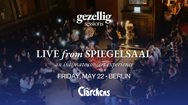 Live from Spiegelsaal, an intimate concert experience.