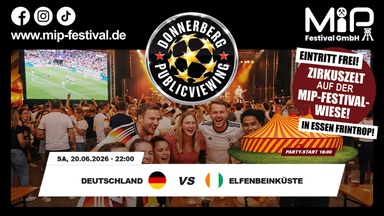 Public Viewing am Donnerberg – Deutschland vs. Elfenbeinküste – 20.06.2026