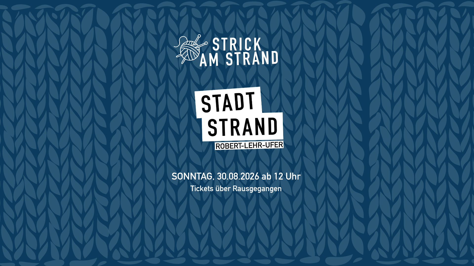 Strick am Strand