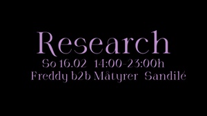 Research w/ Freddy, Mȧtyrer & Sandilé