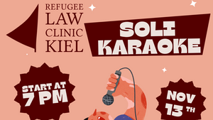 Soli-Karaoke der Refugee Law Clinic Kiel in der Hansa48