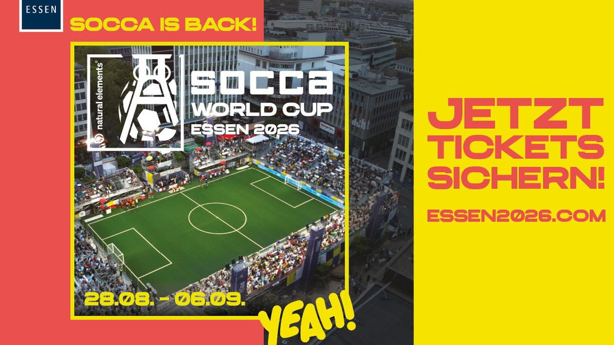 natural elements SOCCA World Cup 2026 Essen