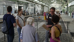 Staffelführung im Depot