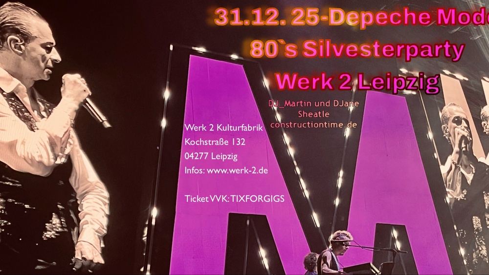 Depeche Mode 80s Silvesterparty