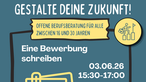 Gestalte deine Zukunft! Offene Berufsberatung in der Stadtbibliothek