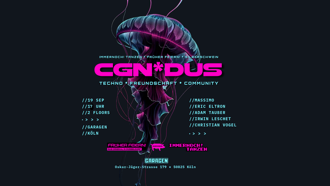 CGN*DUS // Techno. Freundschaft. Community