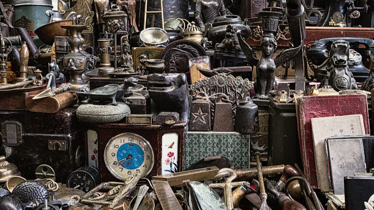 Mittag-Flohmarkt im Revierpark Nienhausen - P4