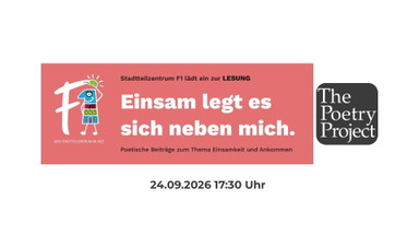 Lesung „Einsam legt es sich neben mich“