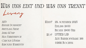 Was uns eint und was uns trennt