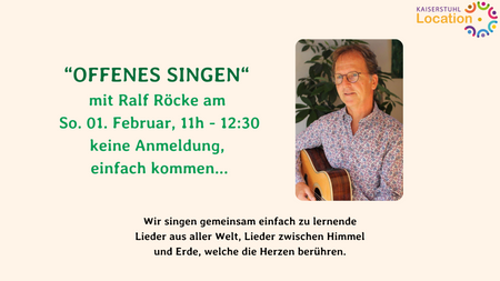 Offenes Singen mit Ralf Röcke
