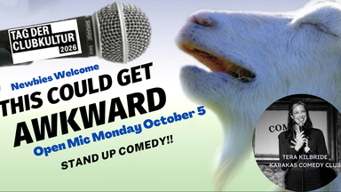 This Could Get Awkward English STANDUP COMEDY! 3€ Wine! Tag der Clubkulture