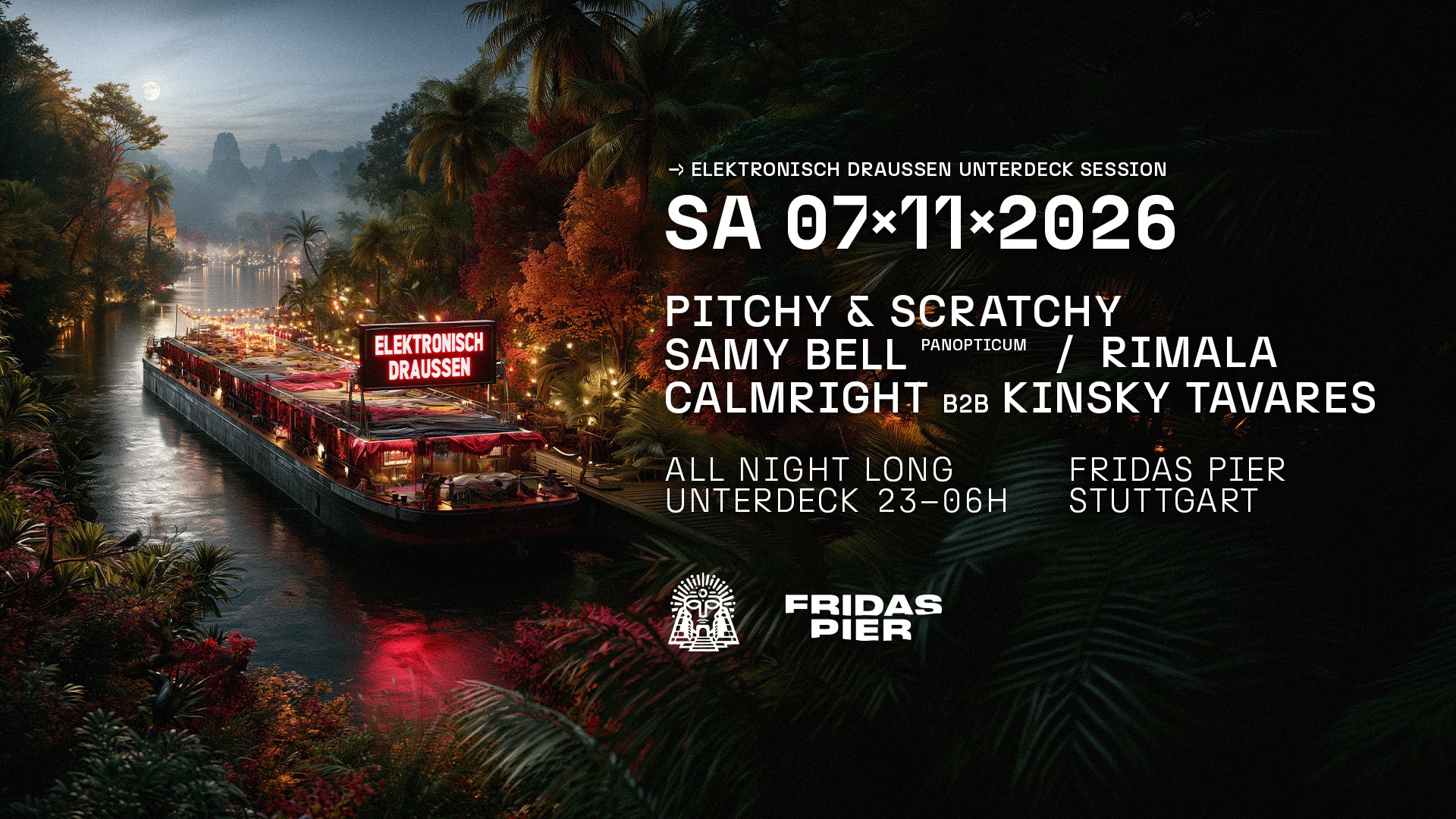Elektronisch Draussen @Fridas Pier - Unterdeck Session