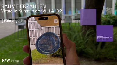Räume erzählen: Digitale Kunst in der VILLA 102