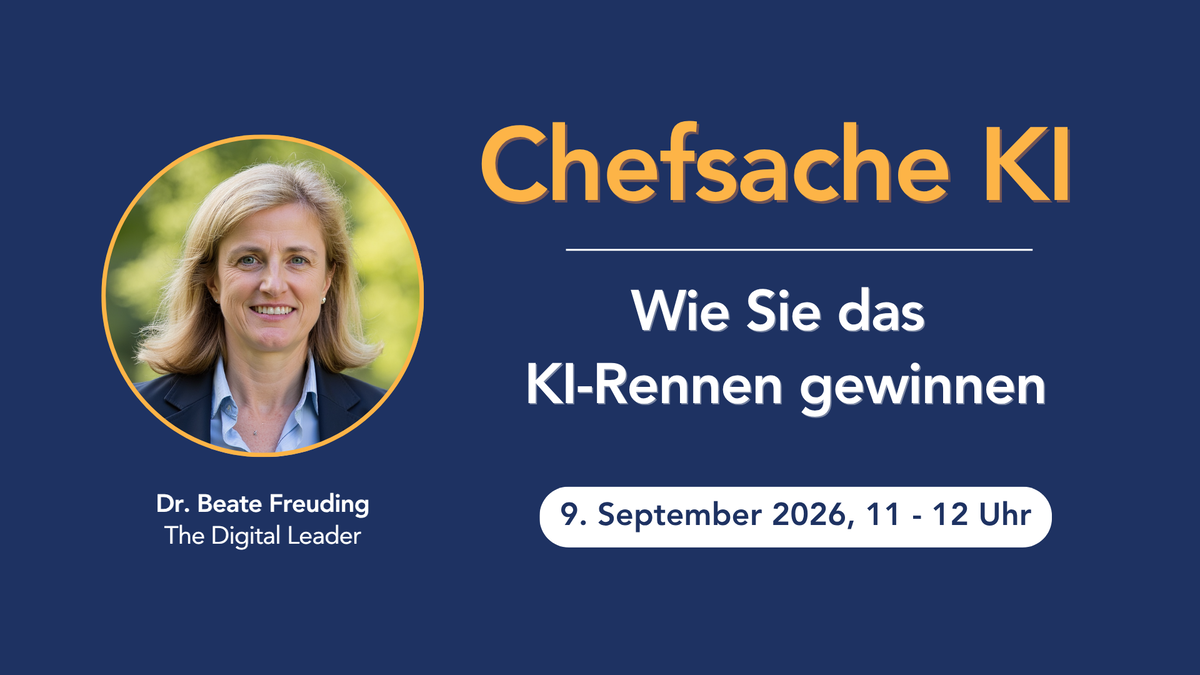 Chefsache KI: Wie Sie das KI-Rennen gewinnen