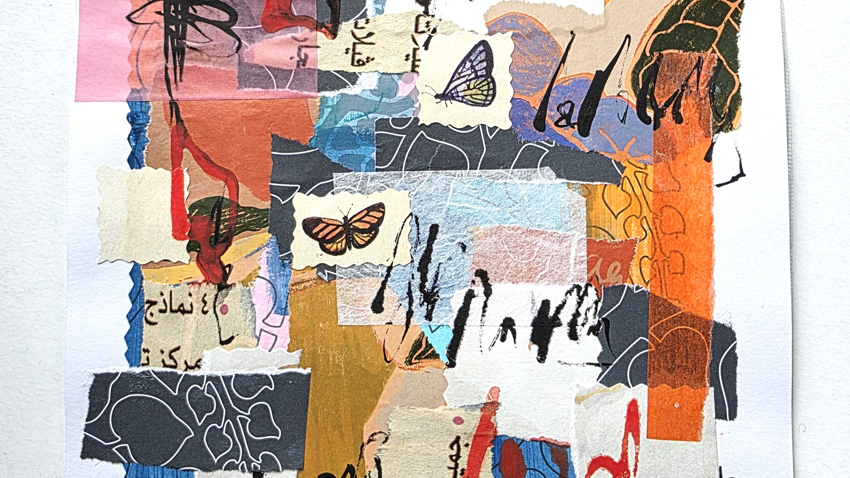 Brush Hour - Collage x Sketchbook