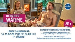 Lange Saunanacht "Herzenswärme" im Südbad