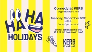 Ha Ha Holidays: Comedy at KERB