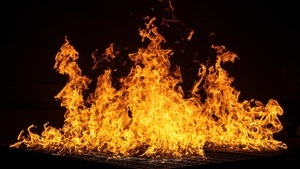 Feuer- und Lasershow