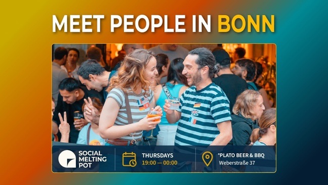 Sprach und Kulturaustausch in Bonn- Premiere Event - Social Melting Pot