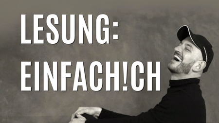 Lesung: "einfach!ch schwul.bipolar.positiv." von und mit Torsten Poggenpohl