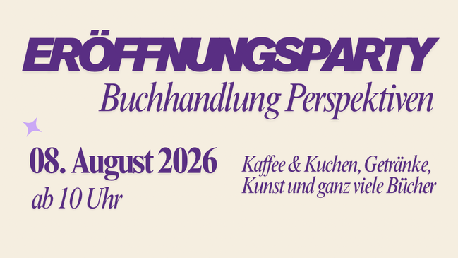 Eröffnung Buchhandlung Perspektiven