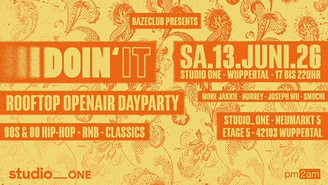 DOIN IT – 90s Hip-Hop & R’n’B Rooftop Party