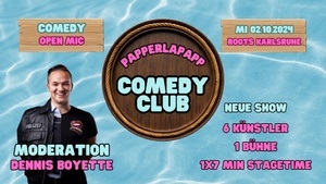 Papperlapapp Comedy Club - Open Mic Karlsruhe