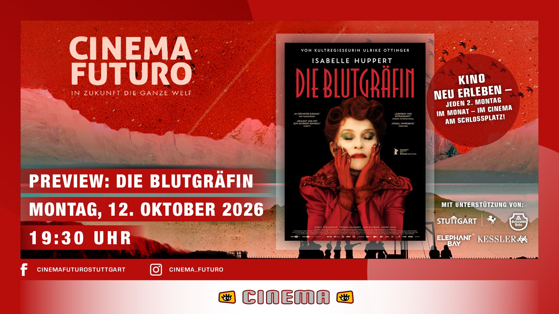 PREVIEW: DIE BLUTGRÄFIN im Cinema Futuro