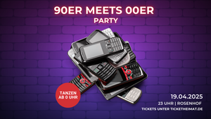 90er meets 00er Jahre Party