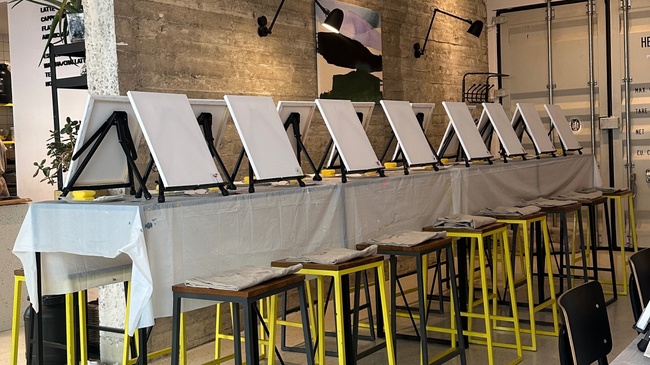 Kreativer Kunst-Workshop ,,Abstrakte Spachteltechnik‘‘