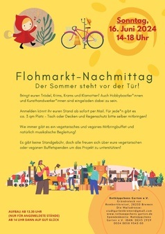 Flohmarkt - Nachmittag in Rotkäppchens Garten