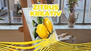 Zitruskreativ - Malkurs mit Spachtelmasse - Sommer für dein Zuhause