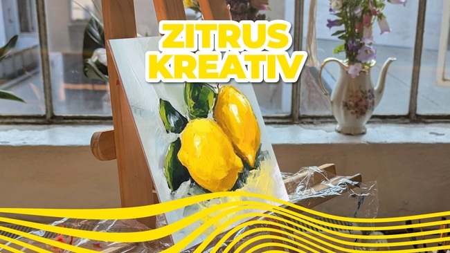 Zitruskreativ - Malkurs mit Spachtelmasse - Sommer für dein Zuhause