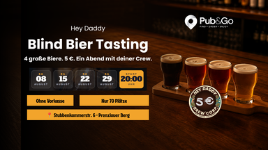 Hey Daddy Blind Beer Tasting at Pub&Go