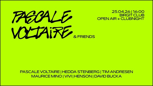 Pascale Voltaire & Friends | Open Air + Clubnight