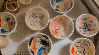 clay paint - Keramik bemalen