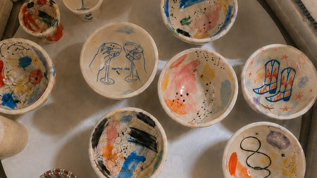 clay paint - Keramik bemalen