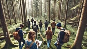 Kreativer Schreibworkshop: Raus in die Natur! Exkursion in den Wandsbeker Wald in Hamburg