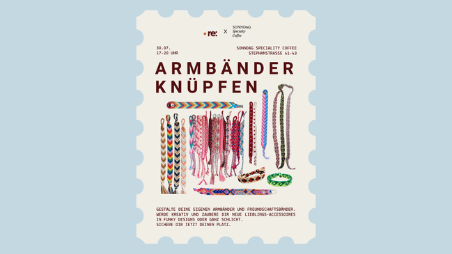 re:create | Armbänder knüpfen
