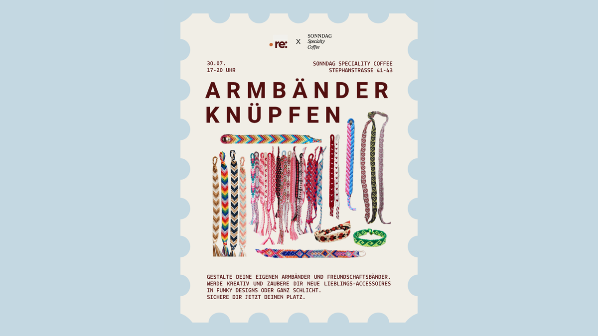 re:create | Armbänder knüpfen
