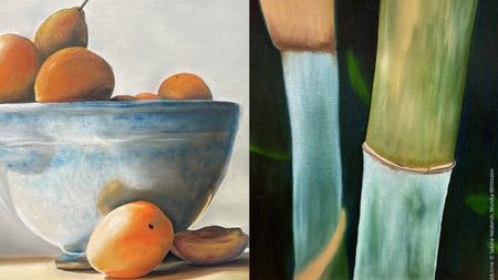 Ausstellung: Palettenwelten – eine Werkschau der Ölmalereikurse von Anne Pincus 12. Juni bis 30. Juli 2026