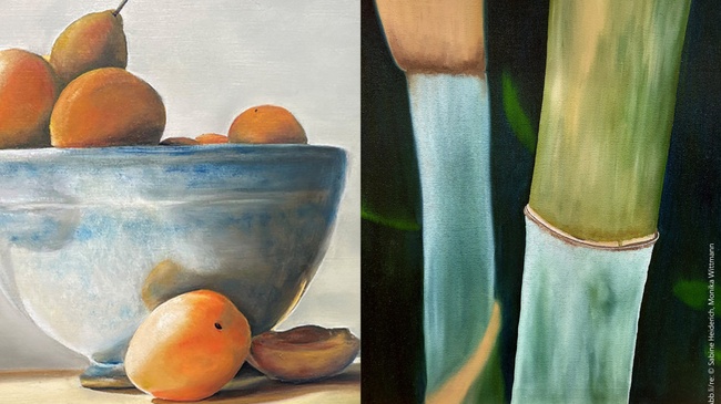 Ausstellung: Palettenwelten – eine Werkschau der Ölmalereikurse von Anne Pincus 12. Juni bis 30. Juli 2026