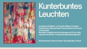 Kunterbuntes Leuchten Vernissage