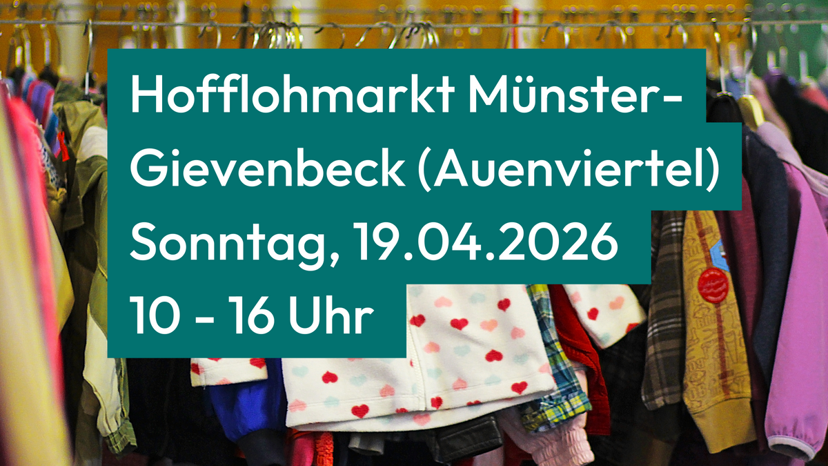 Hofflohmarkt in Münster-Gievenbeck (Auenviertel)