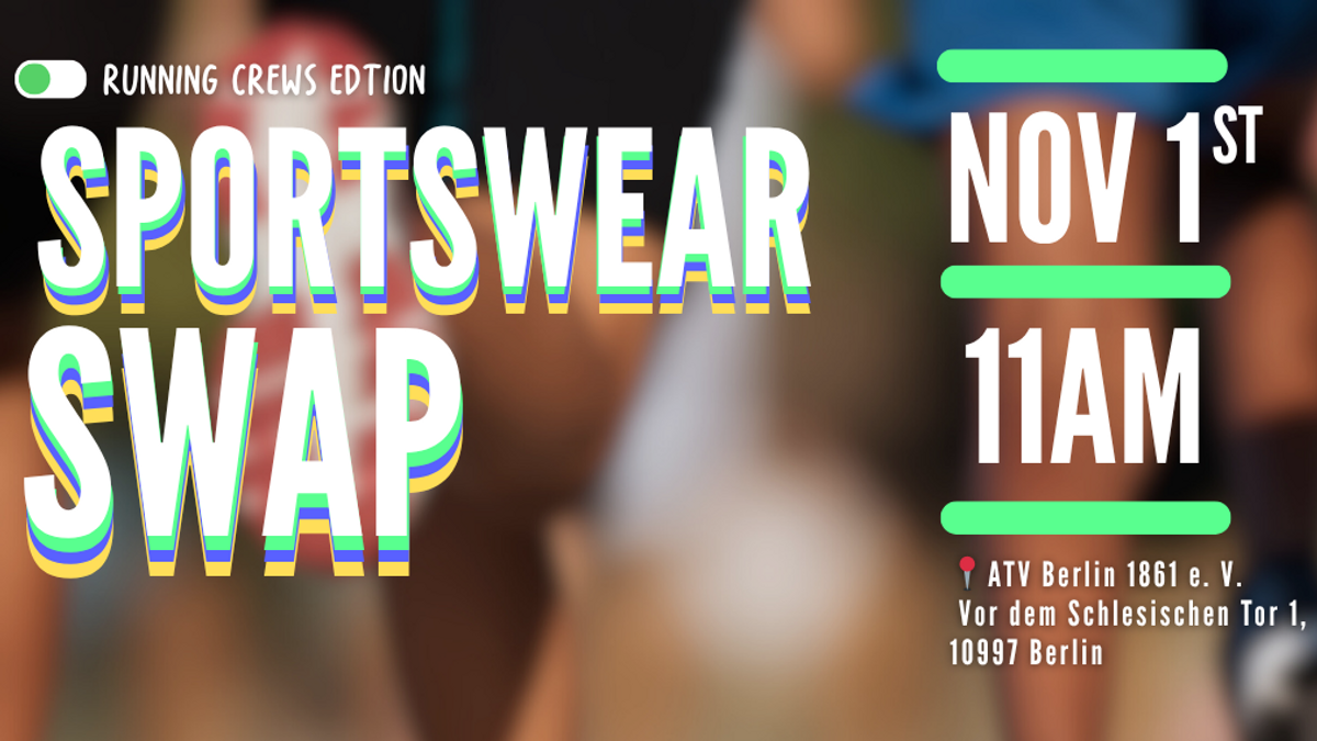 SportSWAP – Kleidertausch für Sportkleidung mit Running-Event & Musik!