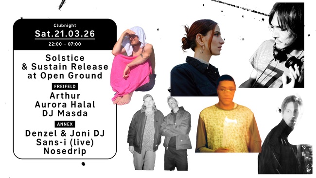 Clubnight - Solstice & Sustain Release at Open Ground