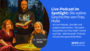 Märchenpott live: Von Bier und anderen Spinnereien – Die wahre Geschichte von Frau Holle