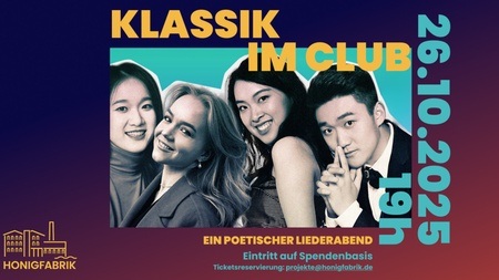 Klassik im Club - ein poetischer Liederabend